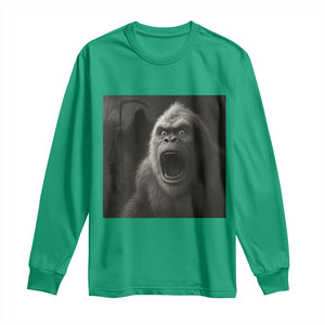 Funny Bigfoot Sasquatch Halloween The Grim Reaper Long Sleeve Shirt TS11 Irish Green Print Your Wear