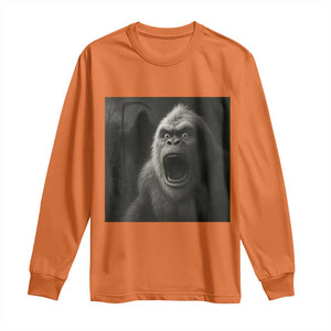 Funny Bigfoot Sasquatch Halloween The Grim Reaper Long Sleeve Shirt TS11 Orange Print Your Wear