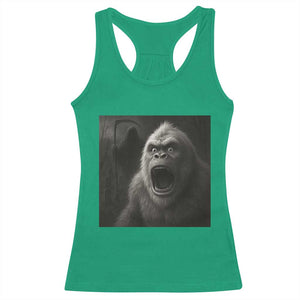 Funny Bigfoot Sasquatch Halloween The Grim Reaper Racerback Tank Top TS11 Irish Green Print Your Wear