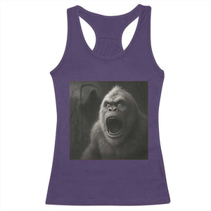 Funny Bigfoot Sasquatch Halloween The Grim Reaper Racerback Tank Top TS11 Purple Print Your Wear
