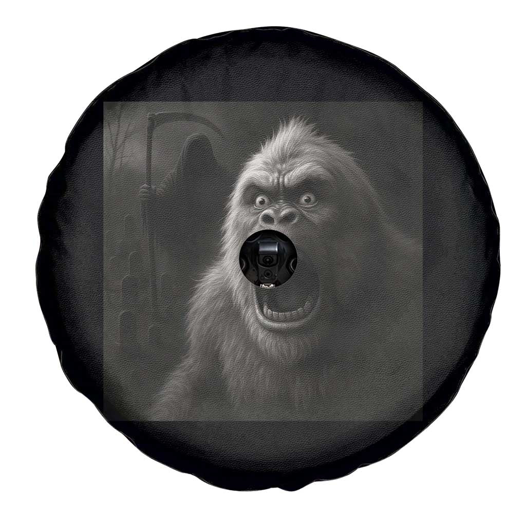 Funny Bigfoot Sasquatch Halloween The Grim Reaper Spare Tire Cover TS11 Print Your Wear