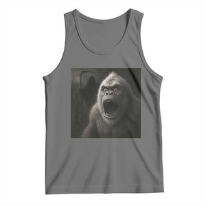 Funny Bigfoot Sasquatch Halloween The Grim Reaper Tank Top TS11 Black Heather Print Your Wear