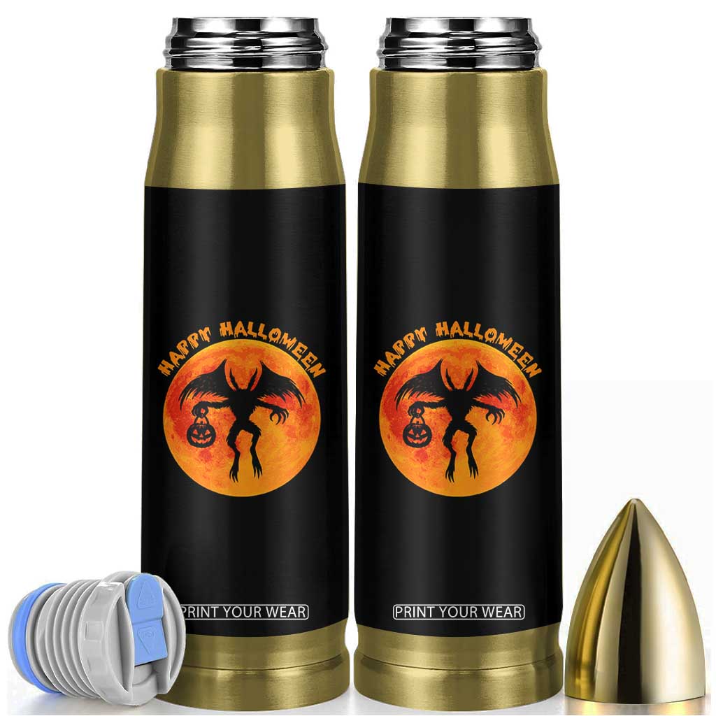 Funny Halloween Mothman Cryptid Creatures Bullet Tumbler TS11 Black Print Your Wear