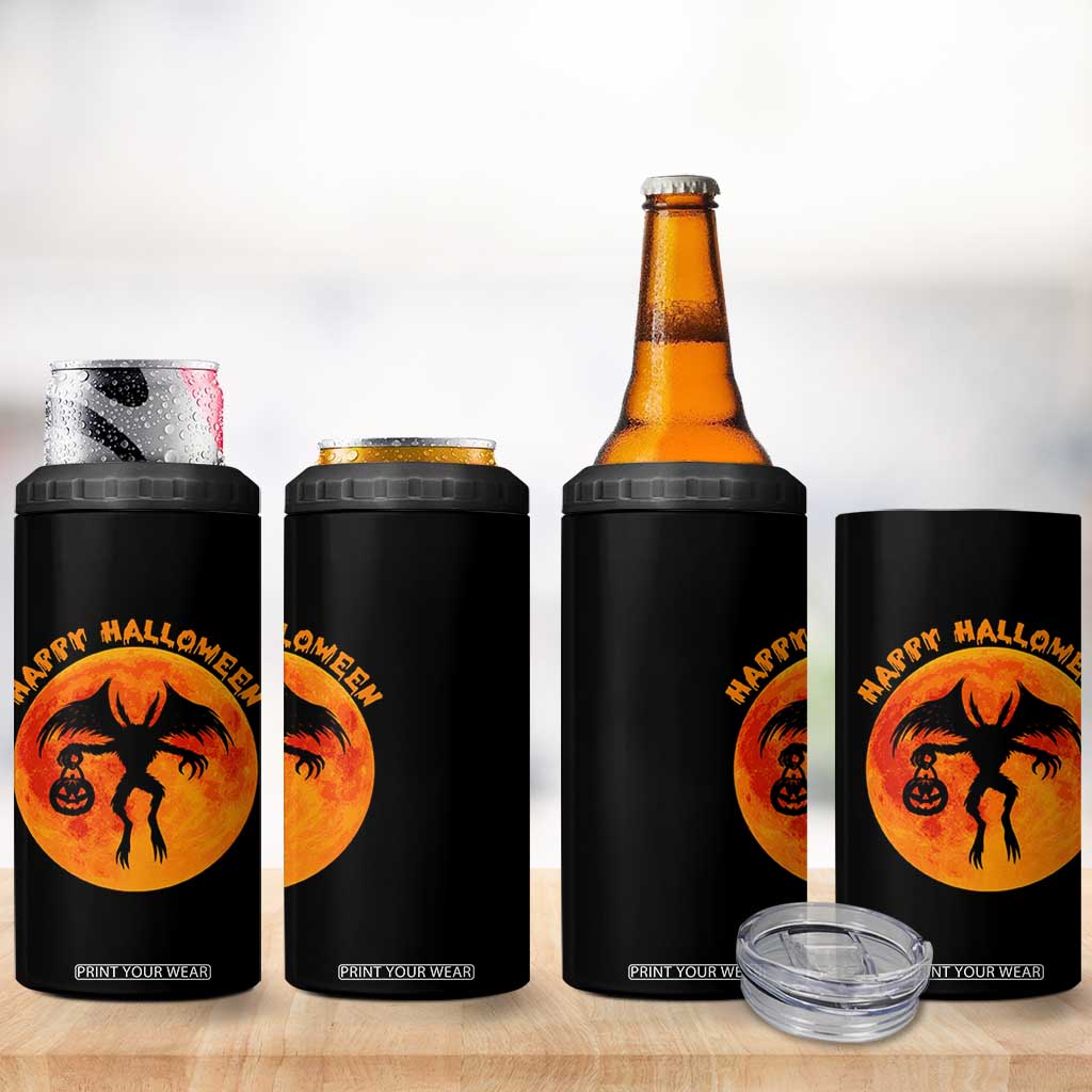 Funny Halloween Mothman Cryptid Creatures 4 in 1 Can Cooler Tumbler TS11 Print Your Wear