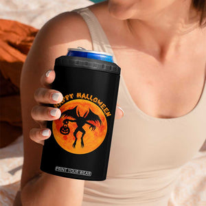 Funny Halloween Mothman Cryptid Creatures 4 in 1 Can Cooler Tumbler TS11 Print Your Wear
