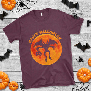 Funny Halloween Mothman Cryptid Creatures T Shirt TS11 Maroon Print Your Wear