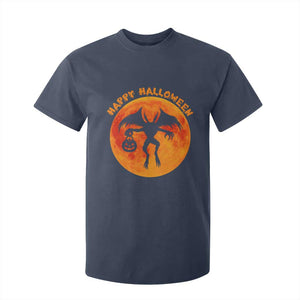 Funny Halloween Mothman Cryptid Creatures T Shirt For Kid TS11 Navy Print Your Wear