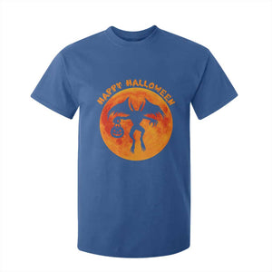 Funny Halloween Mothman Cryptid Creatures T Shirt For Kid TS11 Royal Blue Print Your Wear