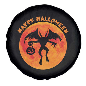 Funny Halloween Mothman Cryptid Creatures Spare Tire Cover TS11 Print Your Wear