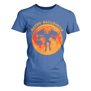 Funny Halloween Mothman Cryptid Creatures T Shirt For Women TS11 Royal Blue Print Your Wear