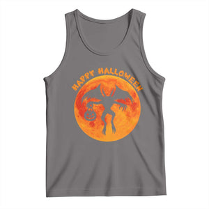 Funny Halloween Mothman Cryptid Creatures Tank Top TS11 Deep Heather Print Your Wear