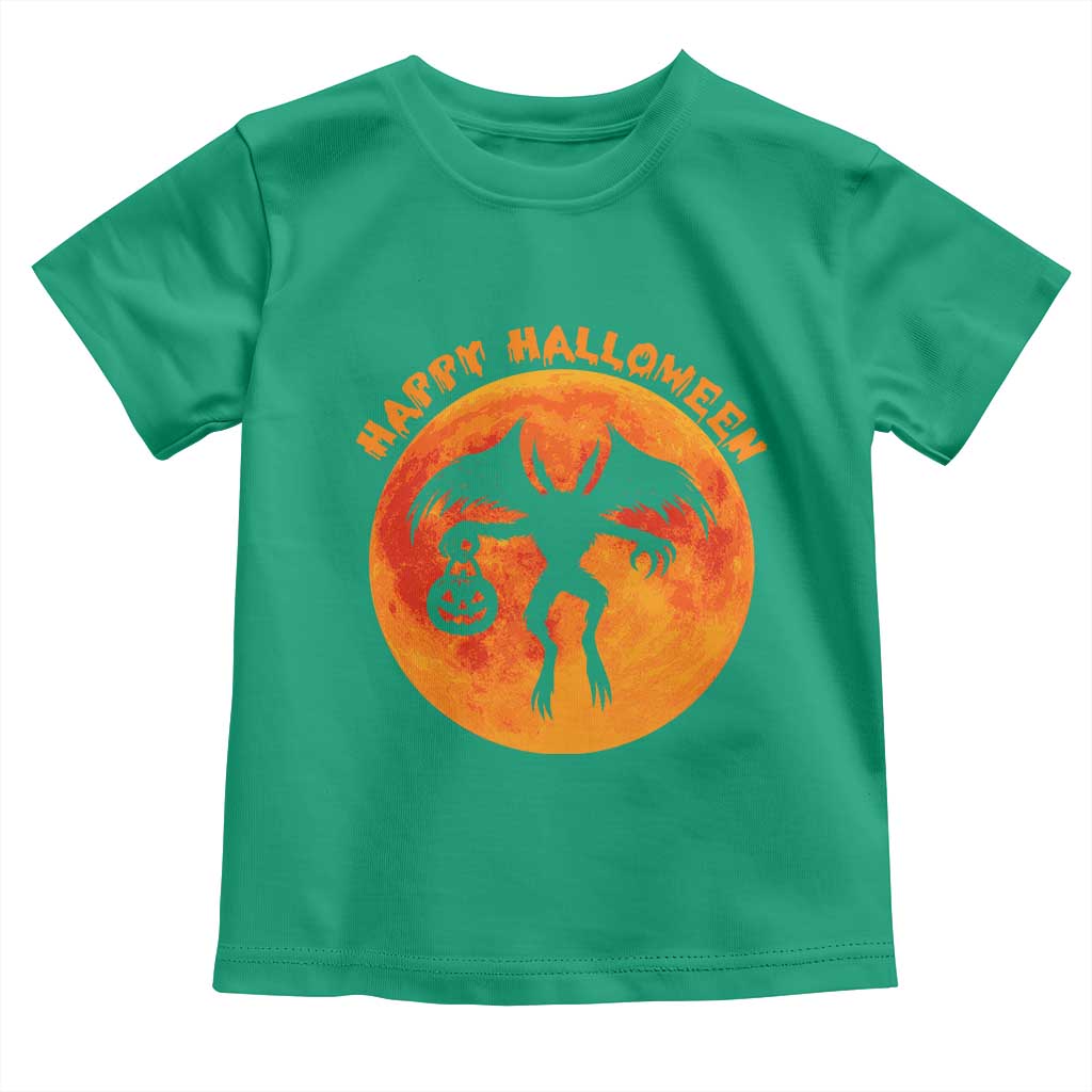 Funny Halloween Mothman Cryptid Creatures Toddler T Shirt TS11 Irish Green Print Your Wear