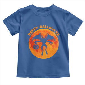 Funny Halloween Mothman Cryptid Creatures Toddler T Shirt TS11 Royal Blue Print Your Wear