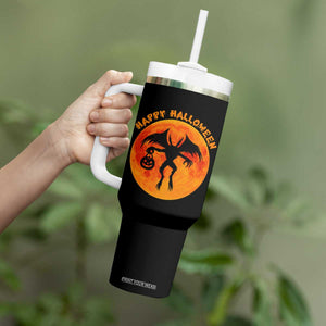 Funny Halloween Mothman Cryptid Creatures Tumbler With Handle TS11 Print Your Wear