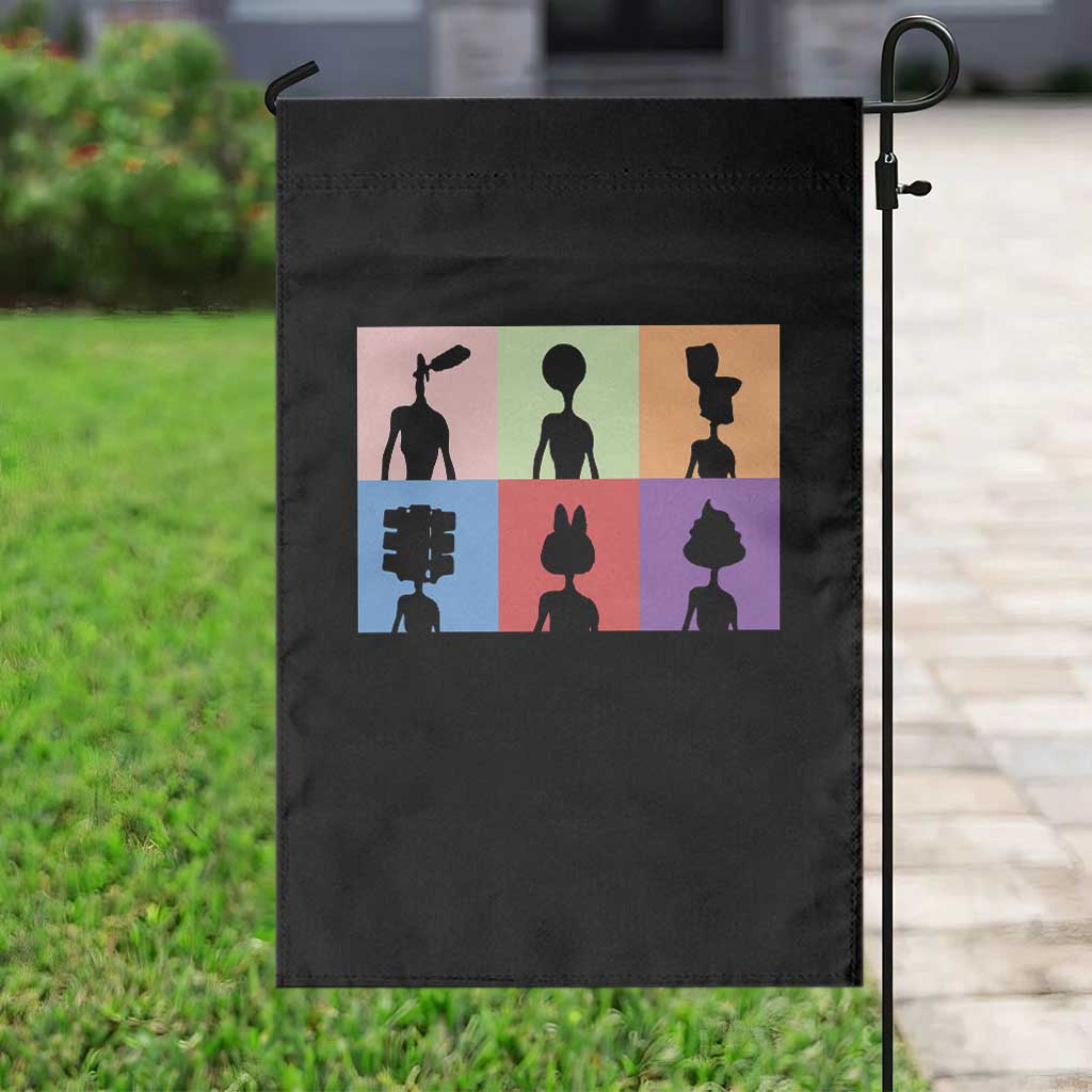 Funny Siren Head Garden Flag Supernatural Cryptid Horror Monster TS11 Print Your Wear