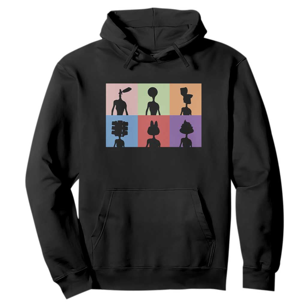 Funny Siren Head Hoodie Supernatural Cryptid Horror Monster TS11 Black Print Your Wear