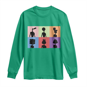 Funny Siren Head Long Sleeve Shirt Supernatural Cryptid Horror Monster TS11 Irish Green Print Your Wear