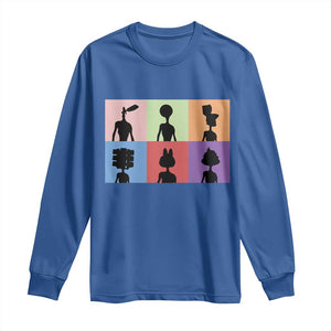 Funny Siren Head Long Sleeve Shirt Supernatural Cryptid Horror Monster TS11 Royal Blue Print Your Wear