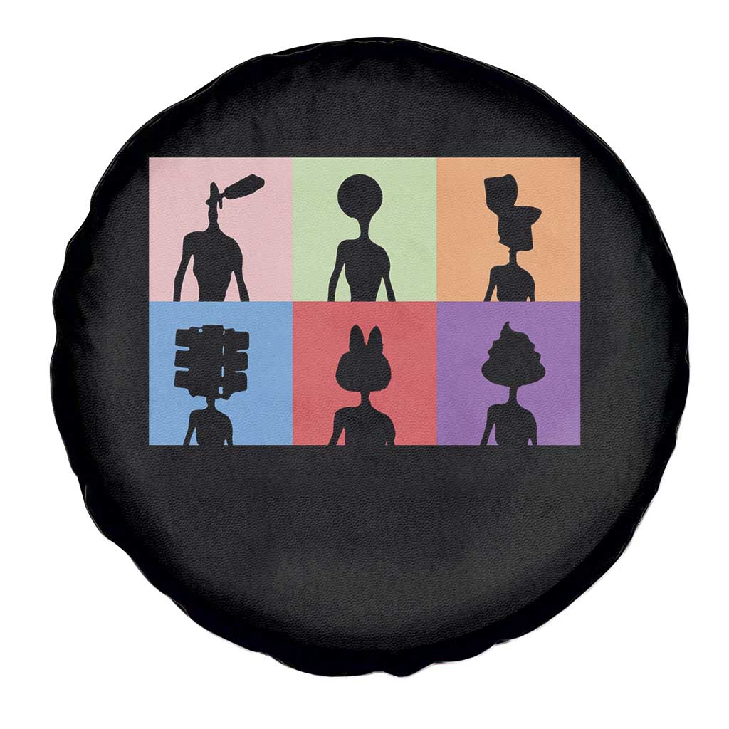 Funny Siren Head Spare Tire Cover Supernatural Cryptid Horror Monster TS11 Print Your Wear