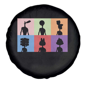 Funny Siren Head Spare Tire Cover Supernatural Cryptid Horror Monster TS11 Print Your Wear