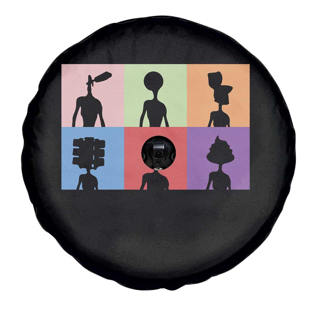Funny Siren Head Spare Tire Cover Supernatural Cryptid Horror Monster TS11 Print Your Wear