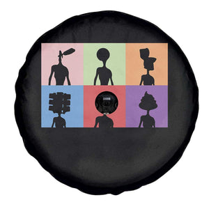 Funny Siren Head Spare Tire Cover Supernatural Cryptid Horror Monster TS11 Print Your Wear