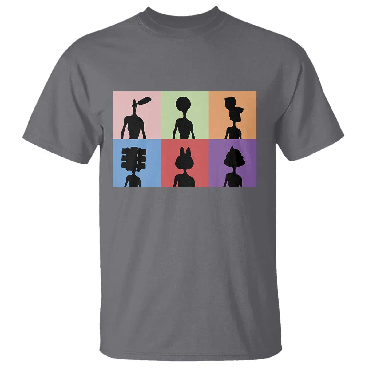 Funny Siren Head T Shirt Supernatural Cryptid Horror Monster TS11 Charcoal Print Your Wear