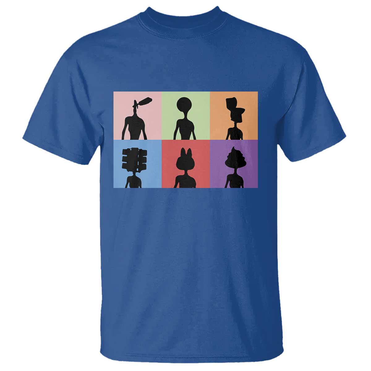 Funny Siren Head T Shirt Supernatural Cryptid Horror Monster TS11 Royal Blue Print Your Wear
