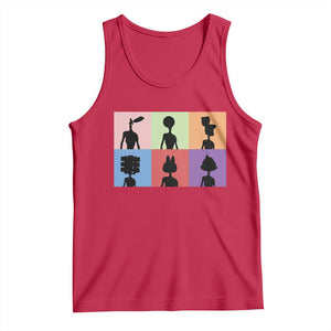 Funny Siren Head Tank Top Supernatural Cryptid Horror Monster TS11 Red Print Your Wear
