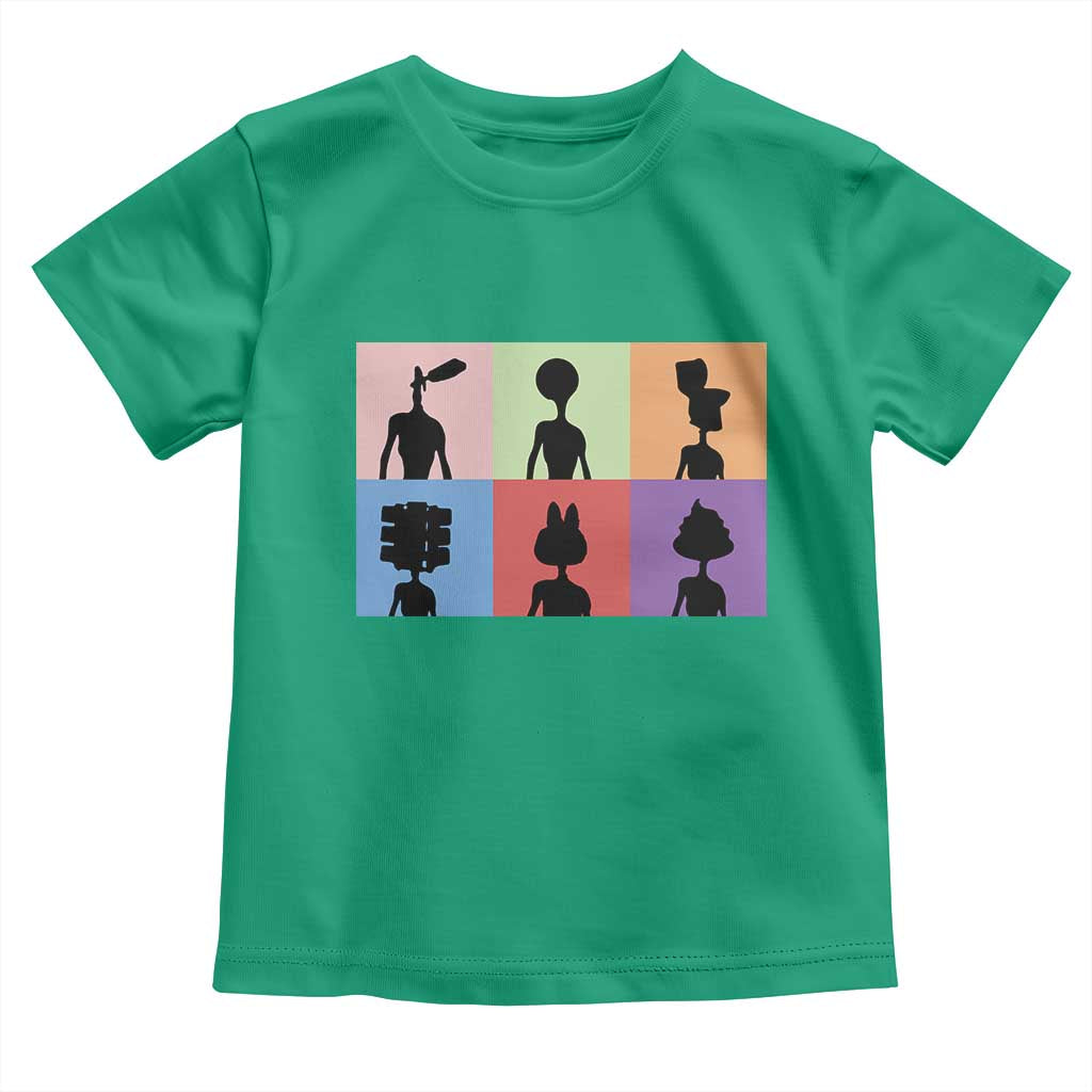 Funny Siren Head Toddler T Shirt Supernatural Cryptid Horror Monster TS11 Irish Green Print Your Wear