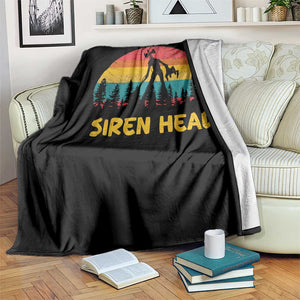 Siren Head Throw Blanket Retro Supernatural Cryptid Horror Monster TS11 Print Your Wear