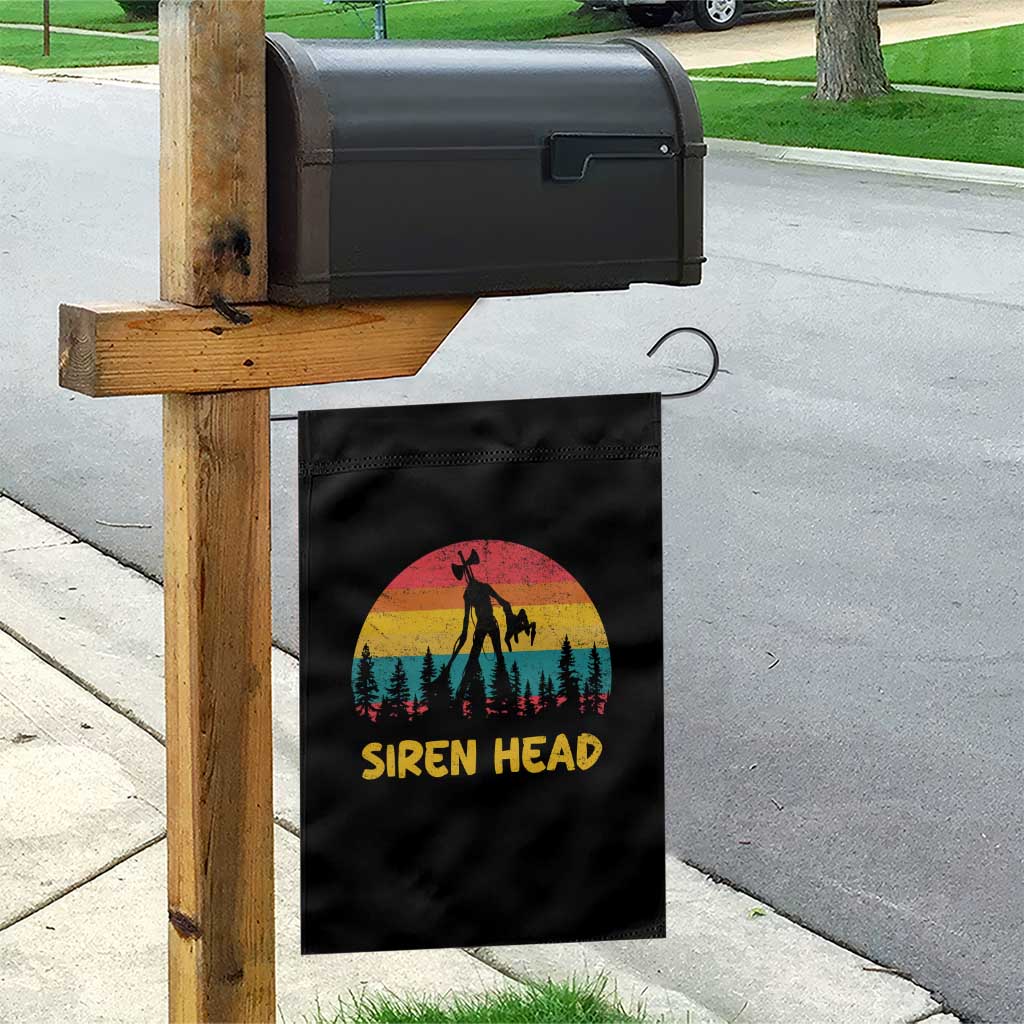 Siren Head Garden Flag Retro Supernatural Cryptid Horror Monster TS11 Print Your Wear