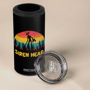 Siren Head 4 in 1 Can Cooler Tumbler Retro Supernatural Cryptid Horror Monster TS11 Print Your Wear