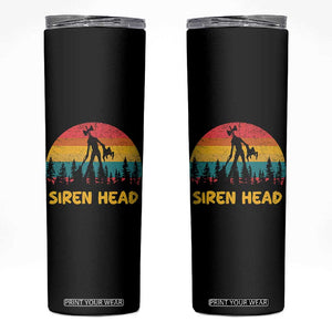Siren Head Skinny Tumbler Retro Supernatural Cryptid Horror Monster TS11 Black Print Your Wear