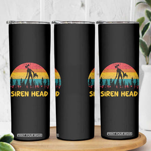 Siren Head Skinny Tumbler Retro Supernatural Cryptid Horror Monster TS11 Print Your Wear