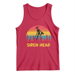 Siren Head Tank Top Retro Supernatural Cryptid Horror Monster TS11 Red Print Your Wear
