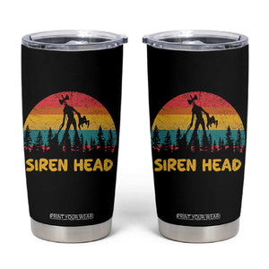 Siren Head Tumbler Cup Retro Supernatural Cryptid Horror Monster TS11 Black Print Your Wear