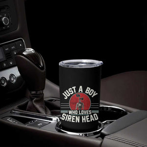 Funny Just A Boy Who Loves Siren Head Tumbler Cup Supernatural Cryptid Monster TS11 Print Your Wear