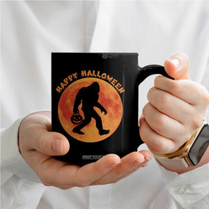 Funny Halloween Bigfoot Coffee Mug Sasquatch Full Moon Jack O Lantern TS11 Print Your Wear