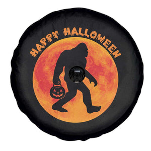 Funny Halloween Bigfoot Spare Tire Cover Sasquatch Full Moon Jack O Lantern TS11 Print Your Wear