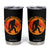 Funny Halloween Bigfoot Tumbler Cup Sasquatch Full Moon Jack O Lantern TS11 Black Print Your Wear