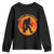 Funny Halloween Bigfoot Youth Sweatshirt Sasquatch Full Moon Jack O Lantern TS11 Black Print Your Wear