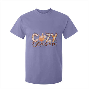 Cozy Season Thanksgiving T Shirt For Kid Autumn Pumpkin Spice Latte TS11 Violet Print Your Wear
