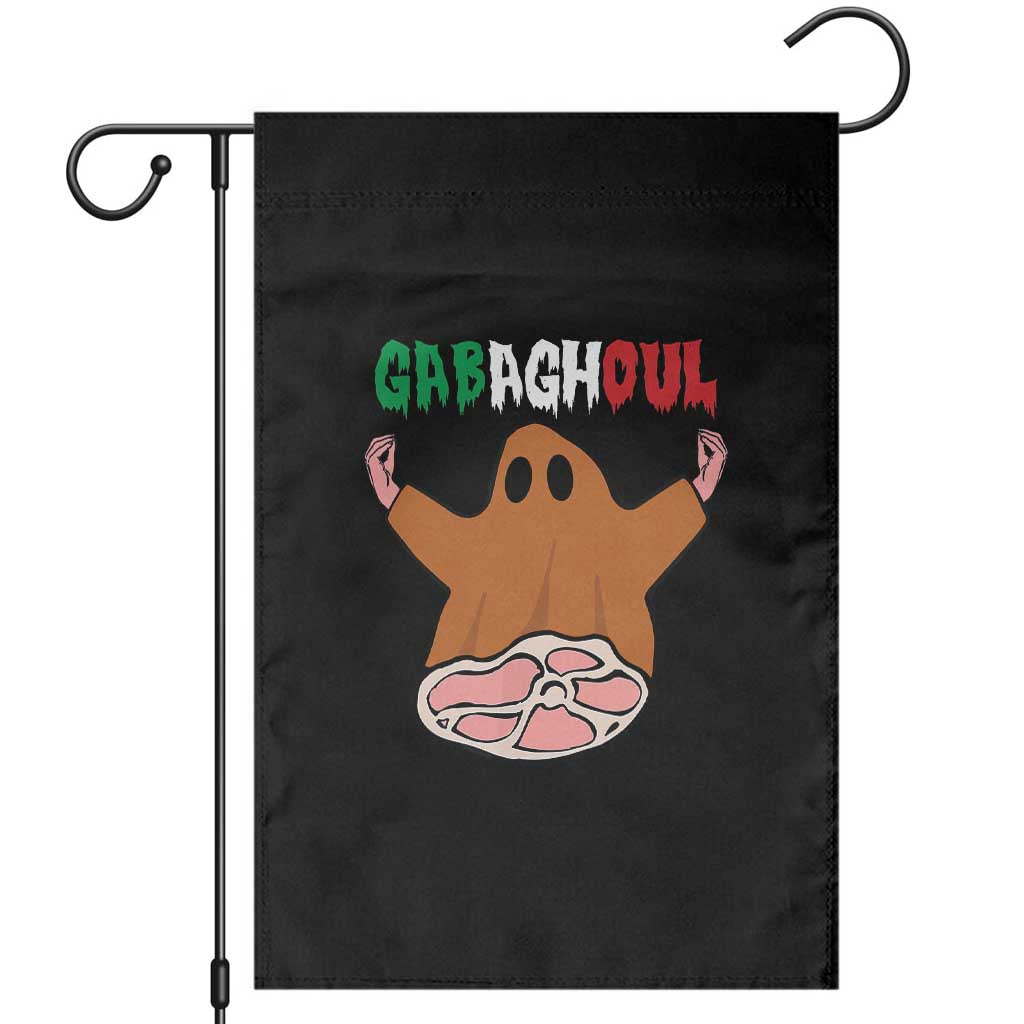 Funny Halloween Garden Flag Gabaghoul Ghost Italian Flag Ham TS11 Black Print Your Wear