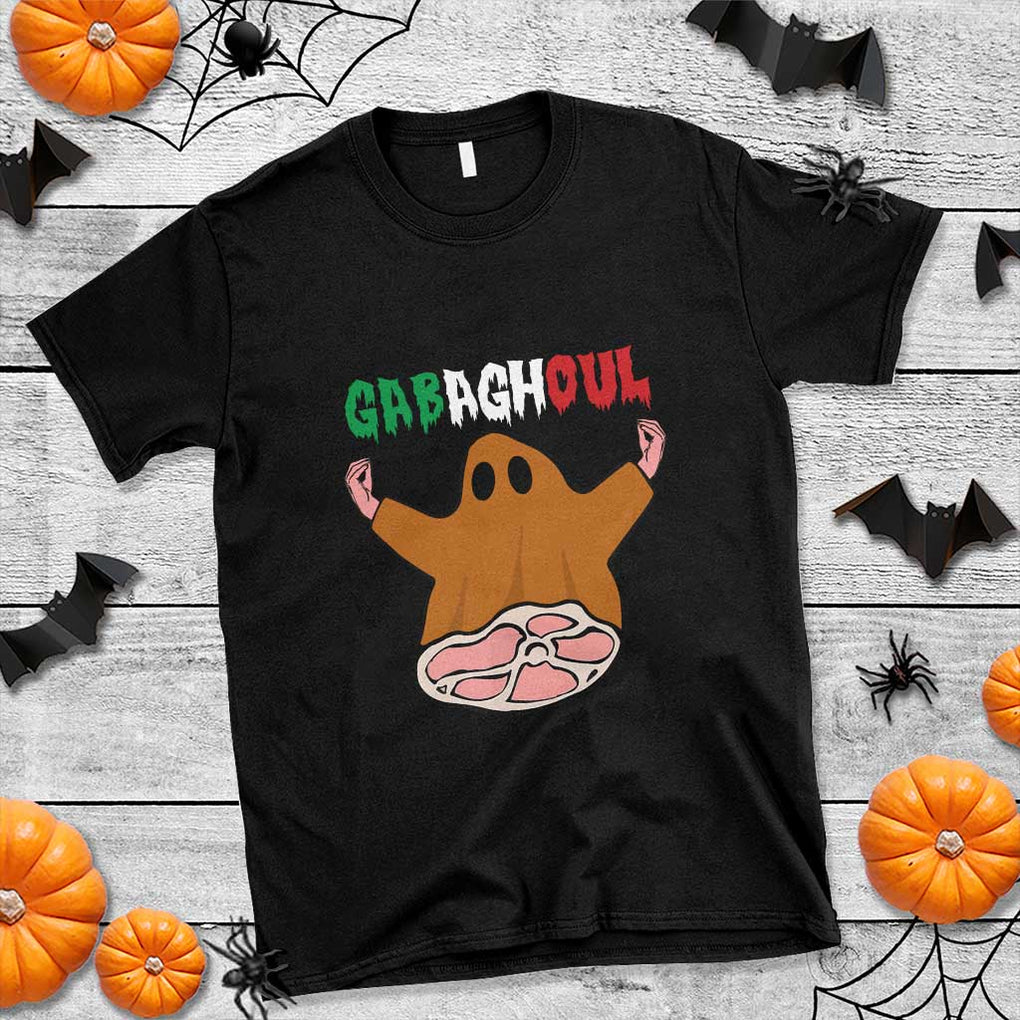 Funny Halloween T Shirt Gabaghoul Ghost Italian Flag Ham TS11 Black Print Your Wear