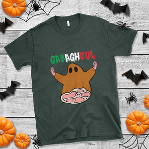 Funny Halloween T Shirt Gabaghoul Ghost Italian Flag Ham TS11 Dark Forest Green Print Your Wear