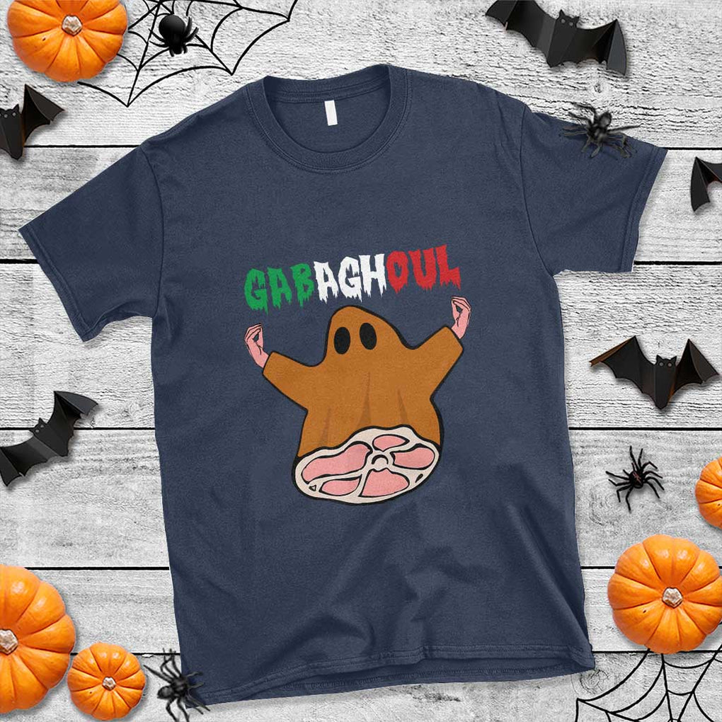 Funny Halloween T Shirt Gabaghoul Ghost Italian Flag Ham TS11 Navy Print Your Wear