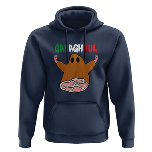 Funny Halloween Hoodie Gabaghoul Ghost Italian Flag Ham TS11 Navy Print Your Wear