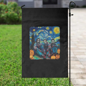 Halloween Garden Flag Scary Murderers Starry Night Pumpkin Vincent Van Gogh TS11 Print Your Wear