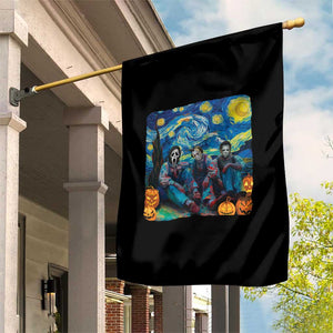 Halloween Garden Flag Scary Murderers Starry Night Pumpkin Vincent Van Gogh TS11 Print Your Wear